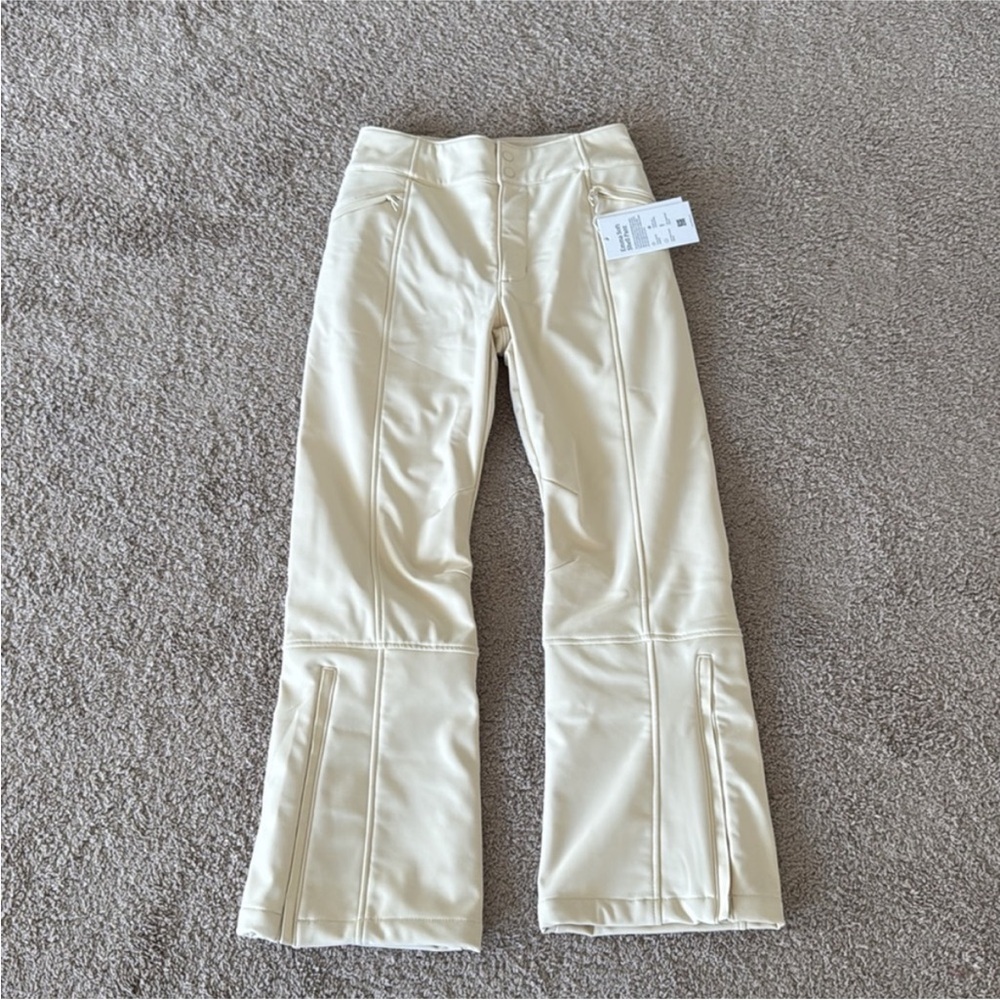 Halfdays Emma Soft Shell Pant - Oat Milk - Picture 4 of 8